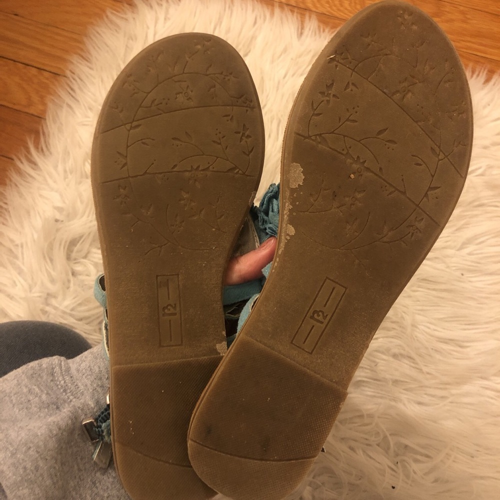 Turquoise R2 sandals - Picture 4 of 4